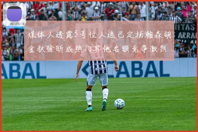 媒体人透露5号位人选已定杨瀚森胡金秋徐昕成热门其他名额竞争激烈